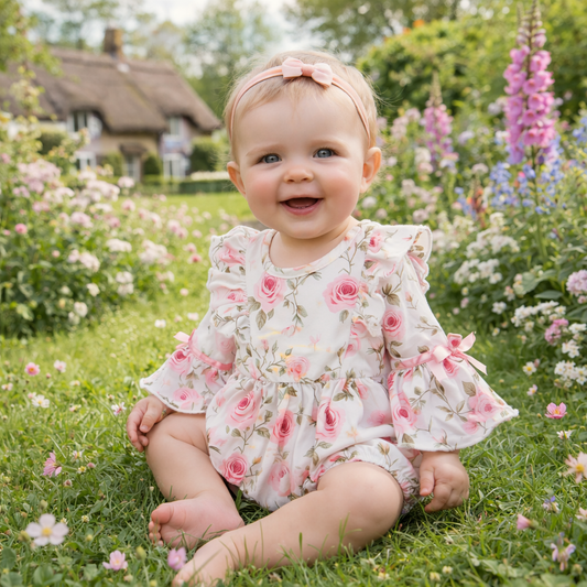Floral Baby Romper